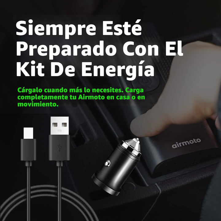 Airmoto y Kit de Energía Paquete de Oferta - 1 paquete - Inflador d...