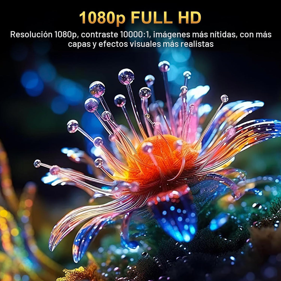 Proyector con WiFi y Bluetooth, pericat 4K compatible con proyector...