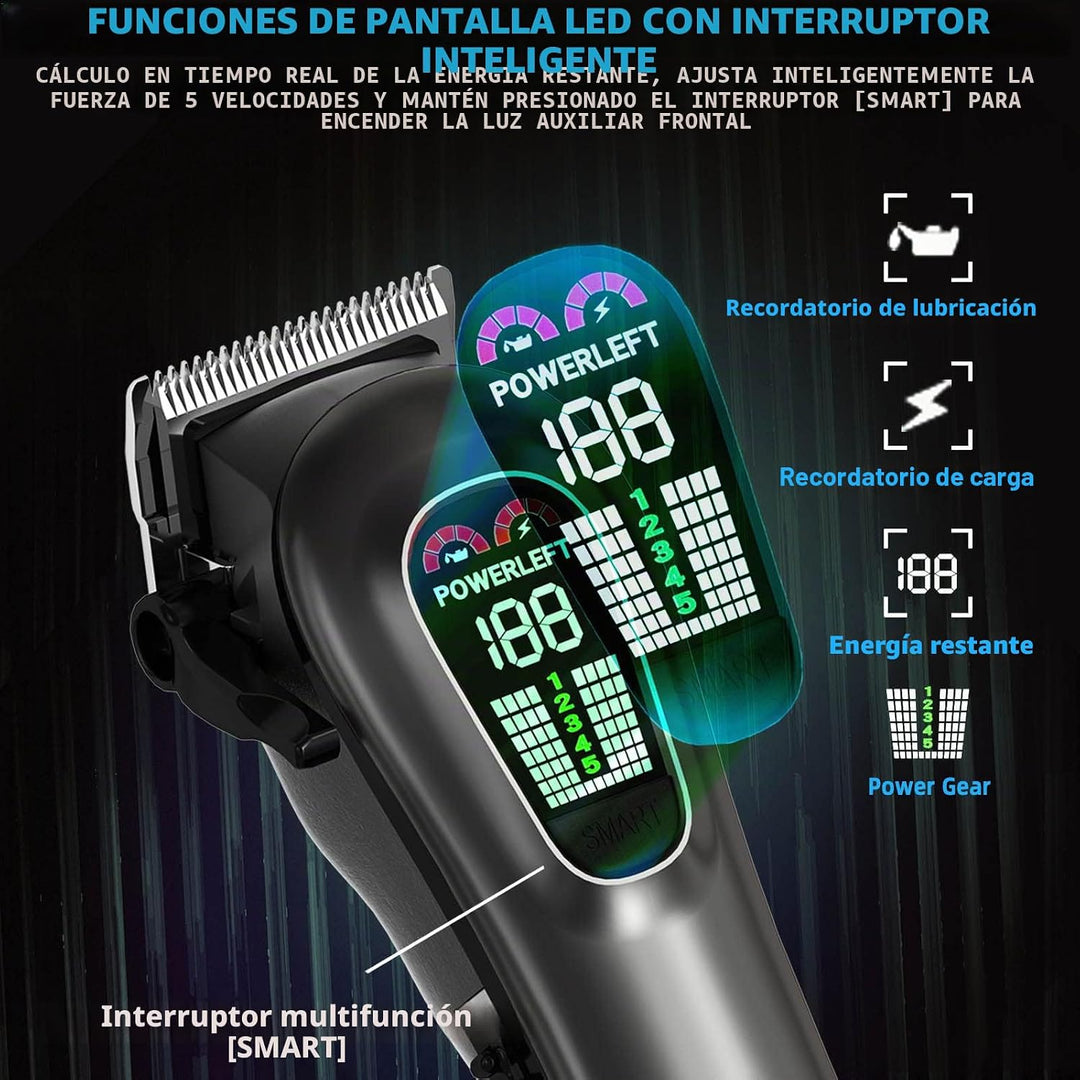 TCMKY Cortapelos para hombres, recortadora de pelo profesional para...