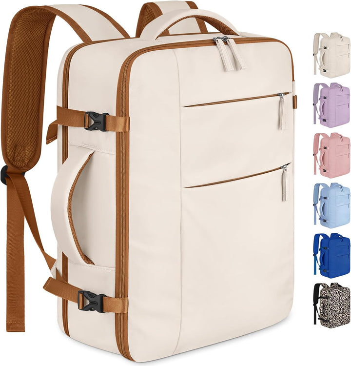 Capolo Mochila de viaje para mujeres y hombres, mochila impermeable...