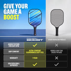 PRO-SPIN BOOST Paletas de Pickleball (Set de 2 o 4) con Pelotas para Todas las Superficies y Bolsa