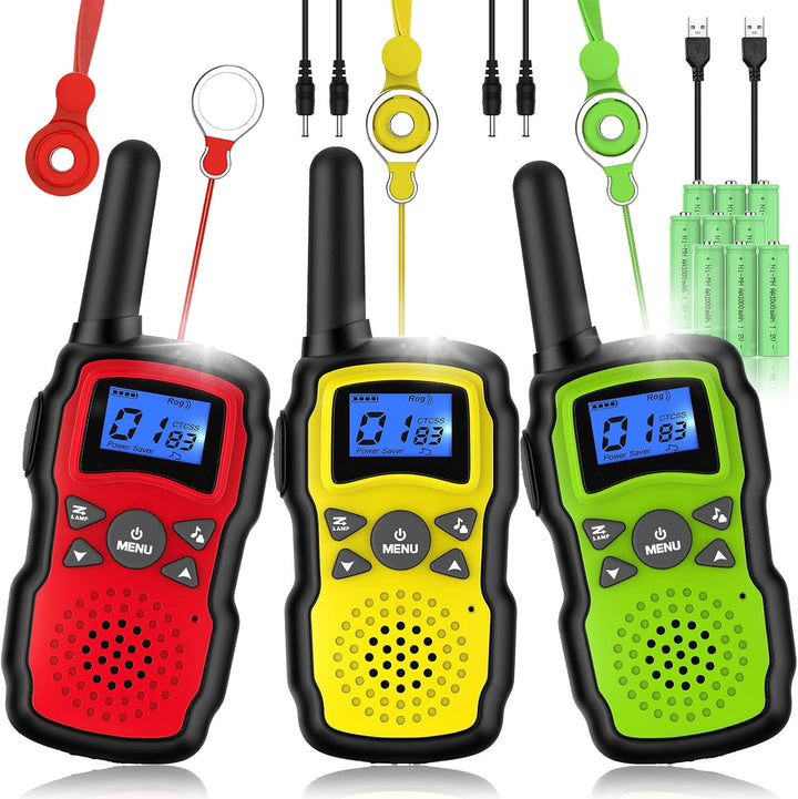 Wishouse Walkie Talkies para niños recargable
