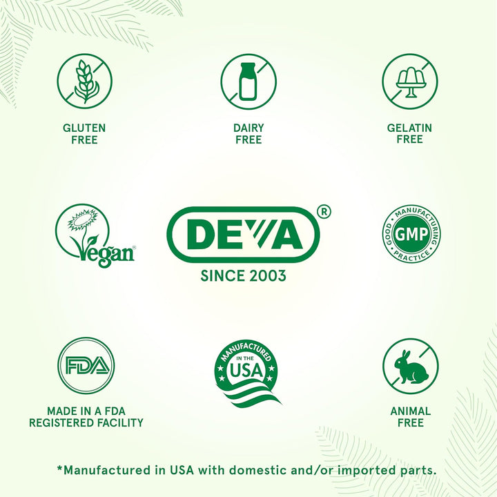 Deva Suplemento multivitamínico y mineral vegano, fórmula vegana co...