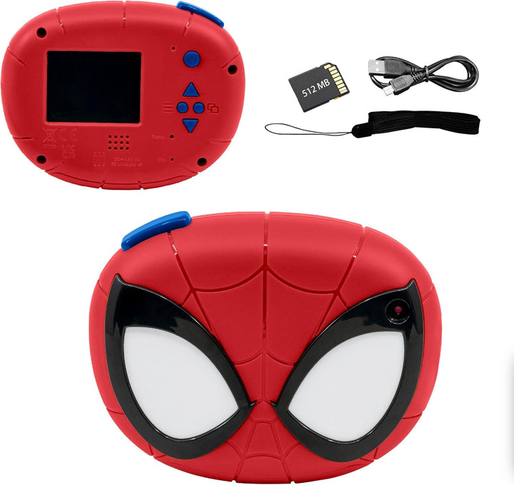 ekids Spiderman - Cámara para niños con tarjeta SD, cámara digital...