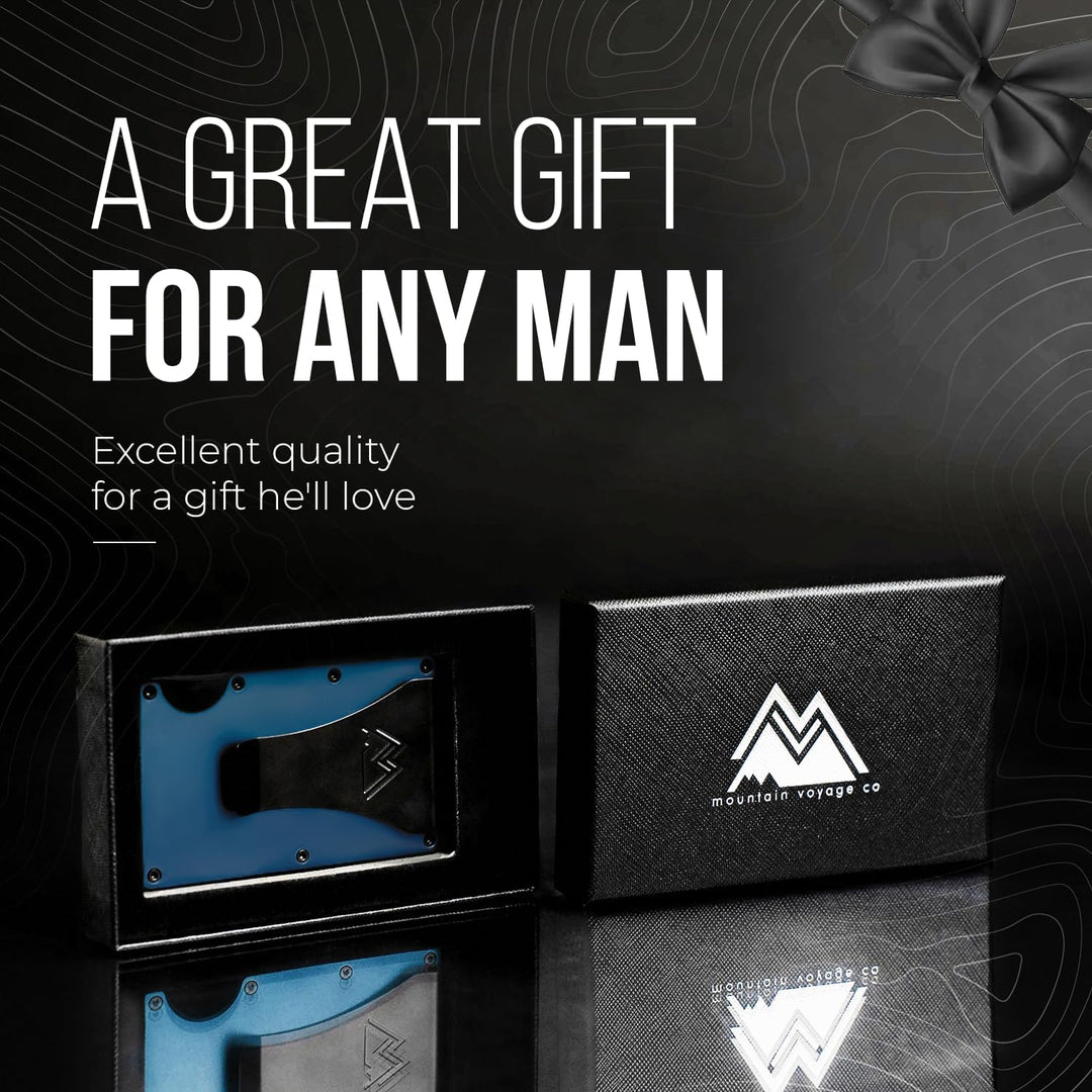 Mountain Voyage Cartera Minimalista para Hombres y Mujeres con Clip...