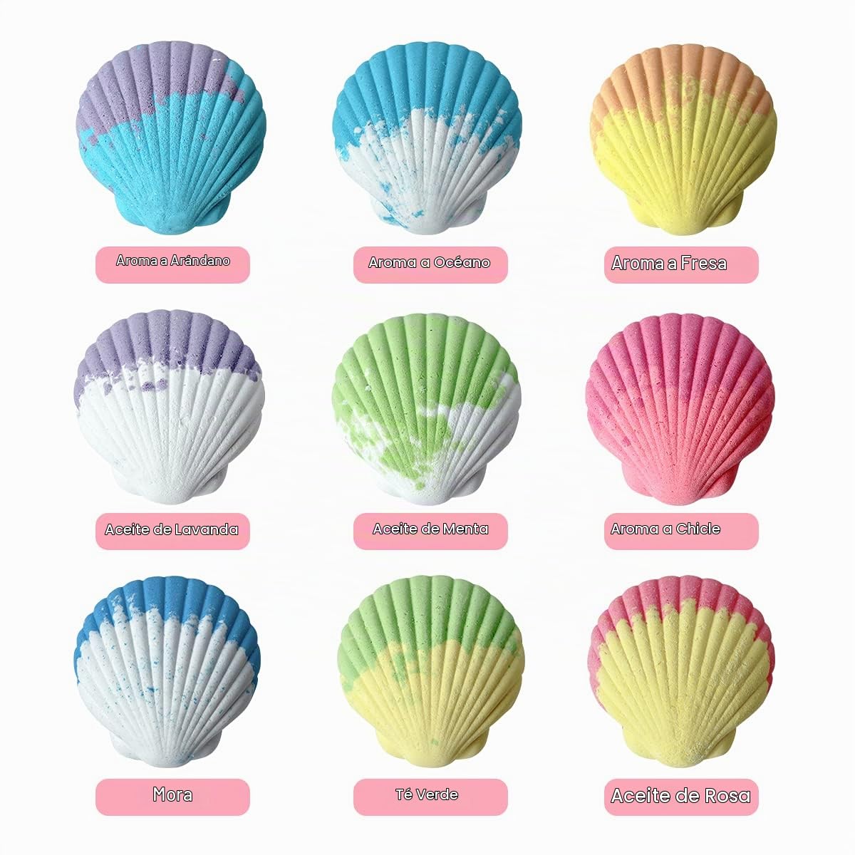 Bombas de baño de concha mágica Clear&Fresh para niños con joyas sorpresa