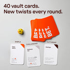 Bet., Push-tu-Luck Bank Heist Party Game | Dados y cartas, 3-20 jugadores