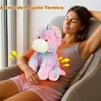 Easfan Peluche de unicornio ponderado para microondas para niños de 12