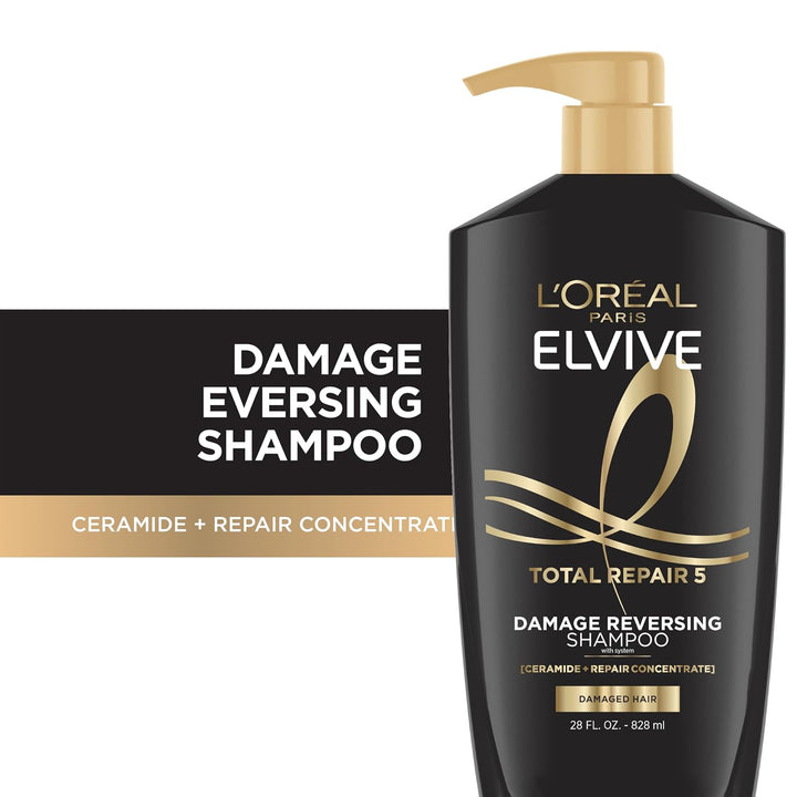 L'Oreal Paris Elvive Total Repair 5 Champú y acondicionador rep...