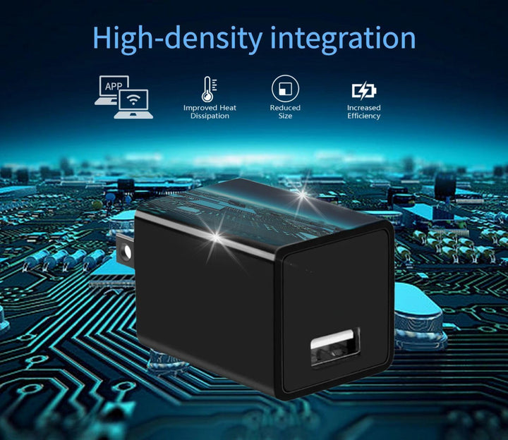 Mini cámara espía oculta en el cargador USB HD 1080P