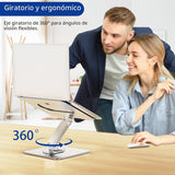 BESIGN LSX7 - Soporte para laptop con base giratoria de 360 grados,...