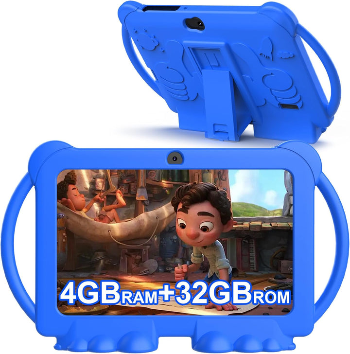 RUIQIAI Tablet para niños 2025, tablet Android 12 para niños de 7 p...
