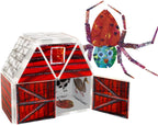 CreateOn Eric Carle La oruga muy hambrienta y araña muy ocupada juego de juego de construcción magnético, juguetes de construcción magnéticos, educativos, herramientas STEM y Montessori, azulejos