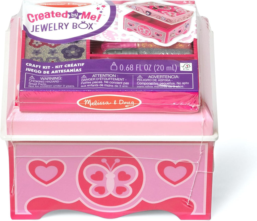 Set de manualidades para decorar tu propio joyero de madera, de Melissa & Doug