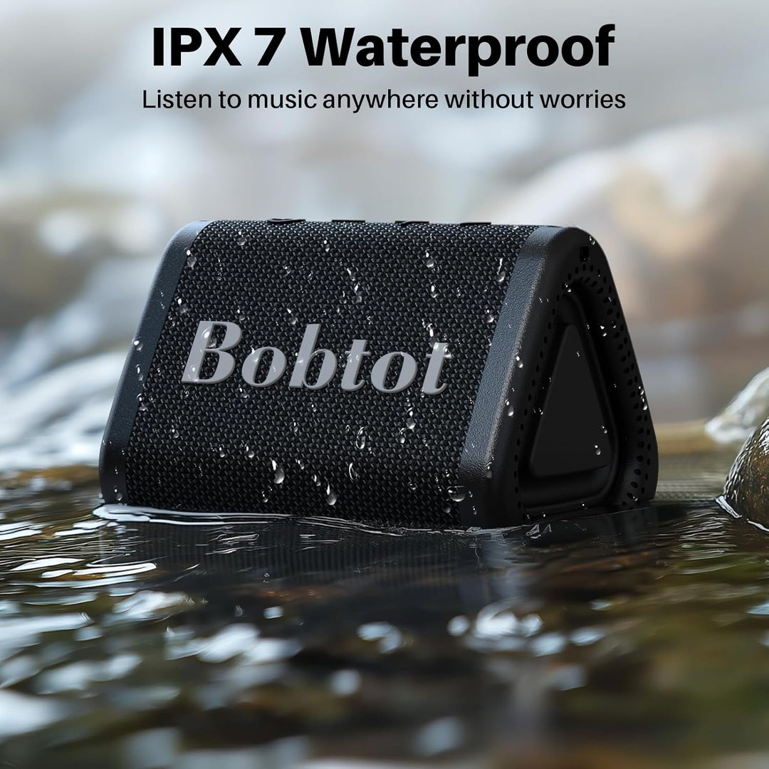 Bobtot Altavoz Bluetooth Portátil Inalámbrico, Altavoz de Ducha Peq...