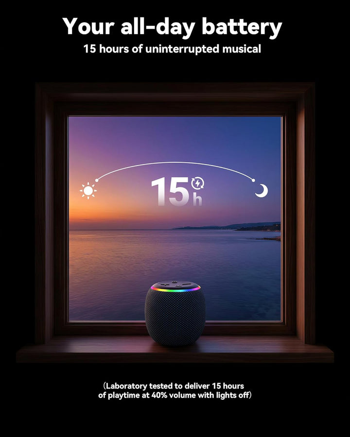 BassBloom Room 3 Altavoz Bluetooth portátil, IPX6 impermeable, empa...
