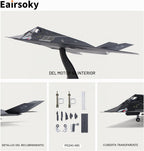 Modelo de aviones fundidos troquel F-117 Nighthawk escala 1:72