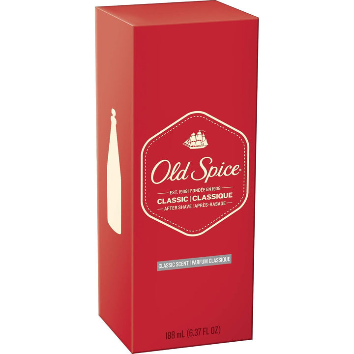 Old Spice Classic After Shave 6.37 oz (paquete de 3)