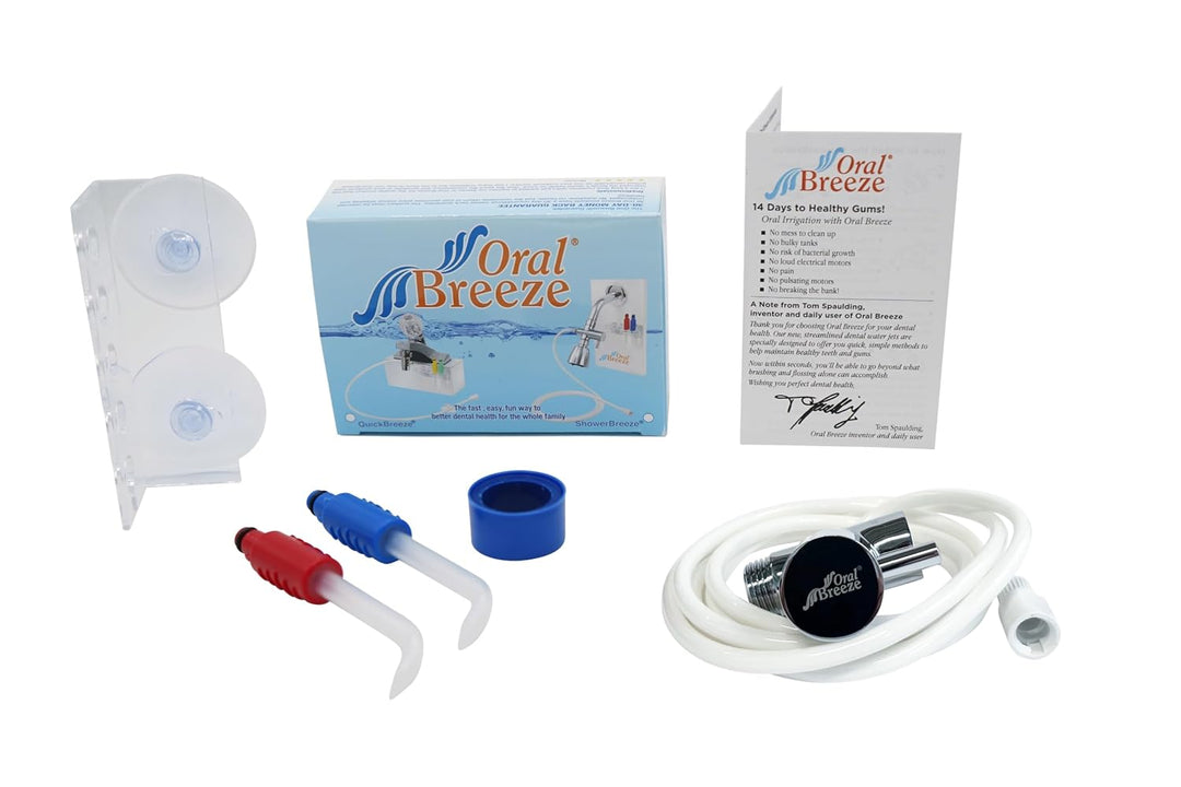 Irrigador dental a chorro de agua ShowerBreeze, trata la enfermedad...