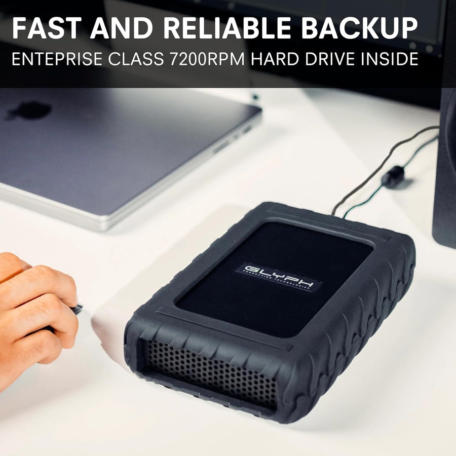 Disco Duro Externo Glyph BlackBox Pro 7200 RPM, USB-C (3.1, Gen2) (...