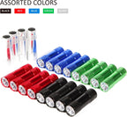 FASTPRO Juego de 20 linternas LED de aluminio con pilas AAA (1W)