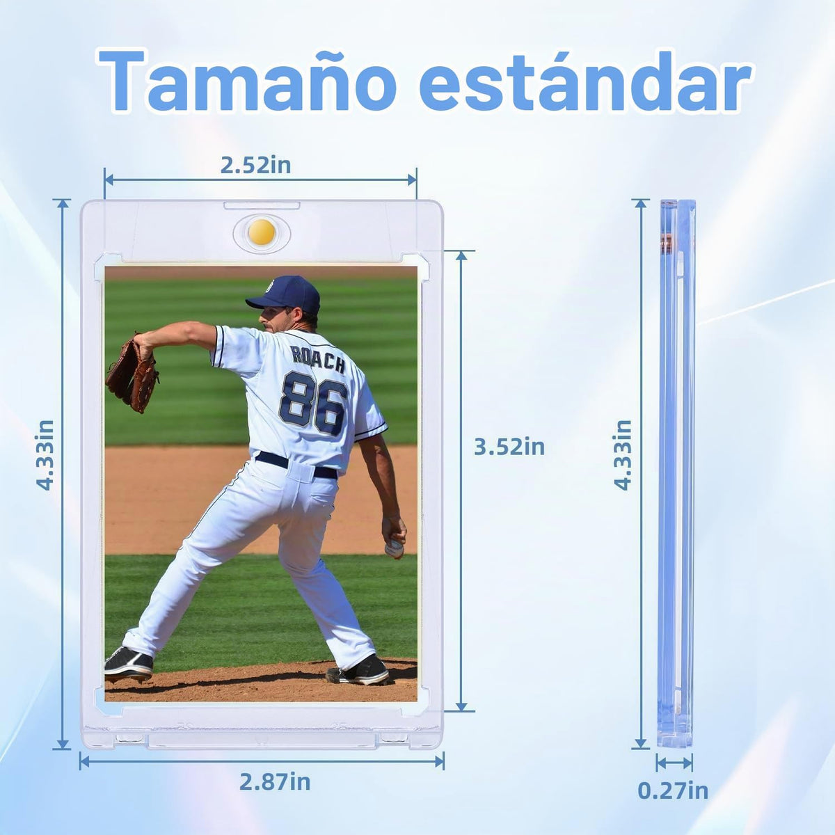 120ct titular de la tarjeta magnética, 35pt un toque del titular de la