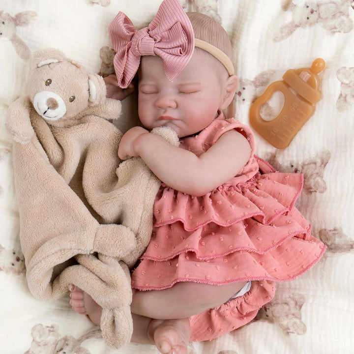 Aori Muñecas realistas de bebé Reborn \u2013 Niña recién nacida dor...