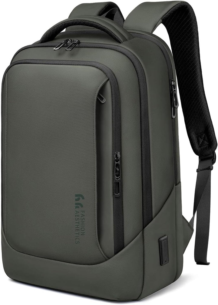Mochila para portátil hk para hombres con puerto de carga USB para...