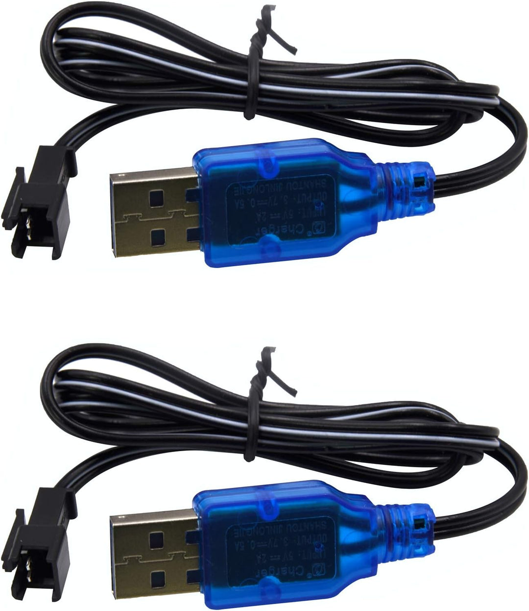 Blomiky Paquete de 2 cables de carga USB de 37 V con