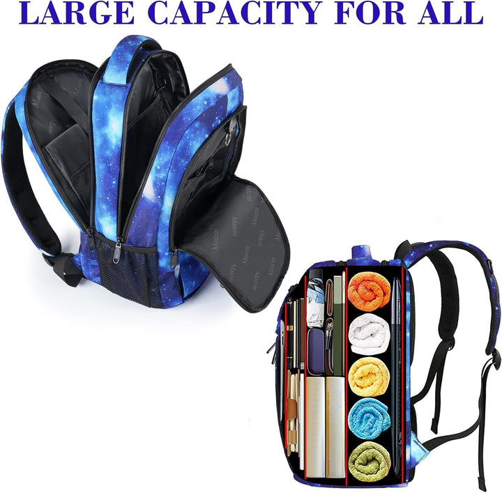 MATEIN - Mochila escolar unisex, antirrobo, para universidad o escu...