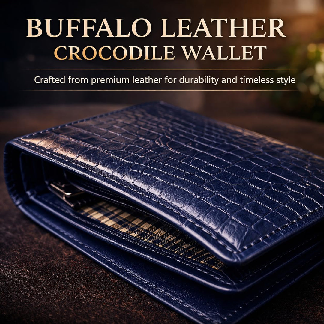 Cartera de cuero para hombre - Bloqueo RFID, delgada y elegante con...