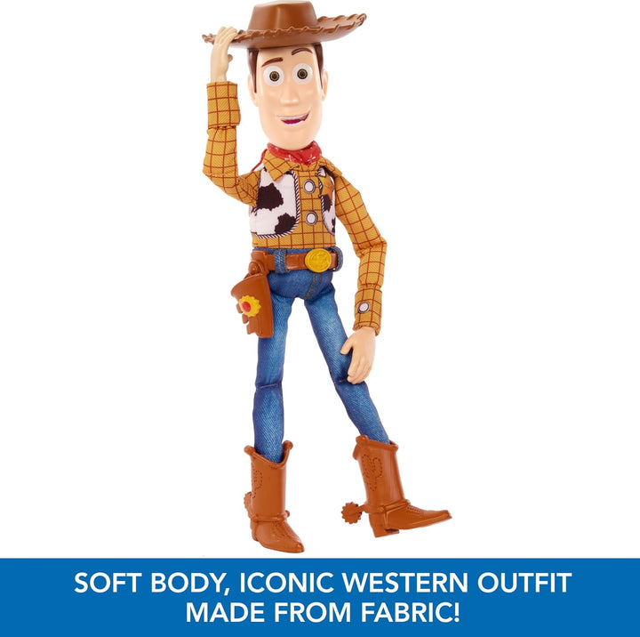 Mattel Disney Pixar Toy Story Talking Woody Figura de