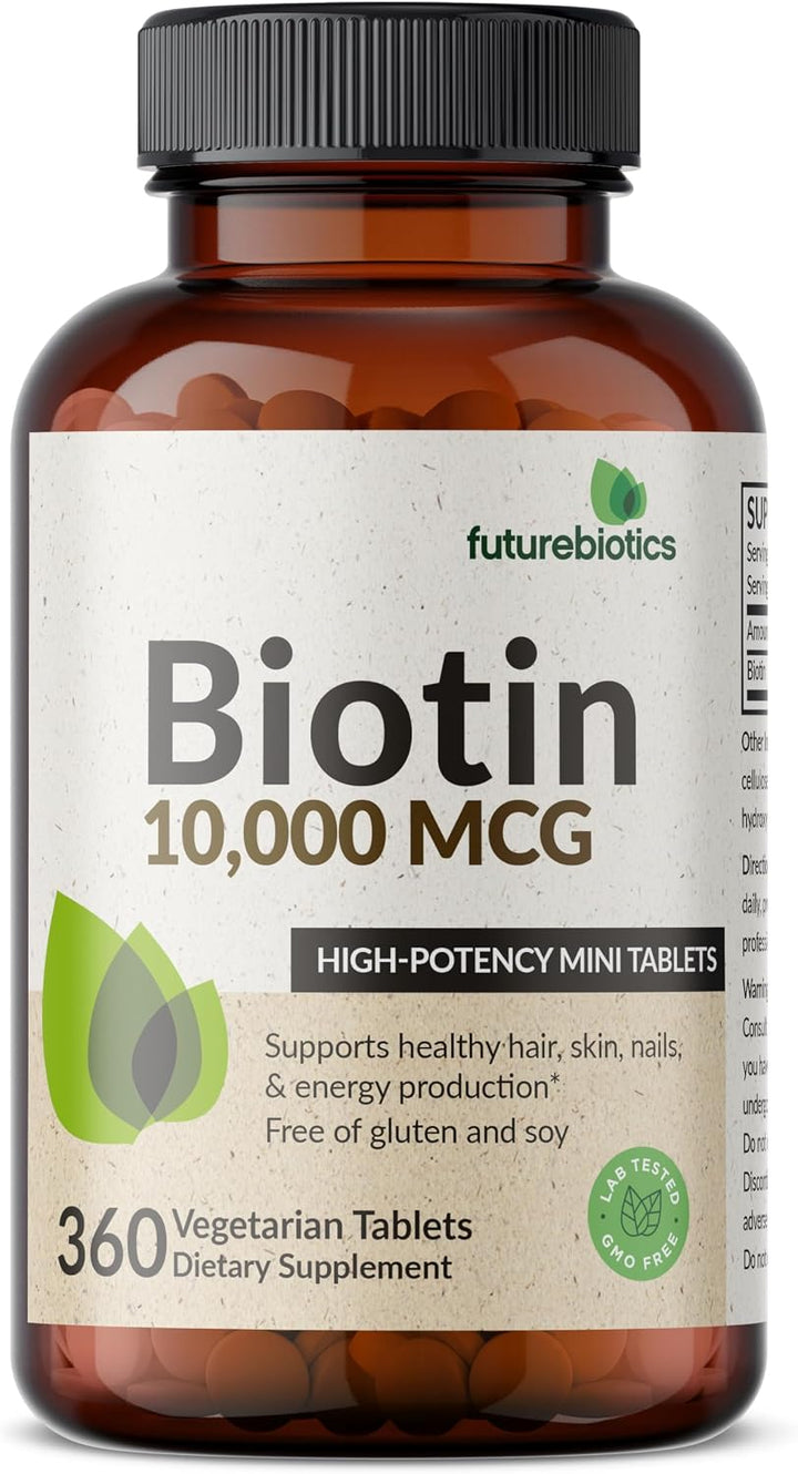 Futurebiotics Biotina 10,000 MCG Tabletas de Alta Potencia Apoyan e...