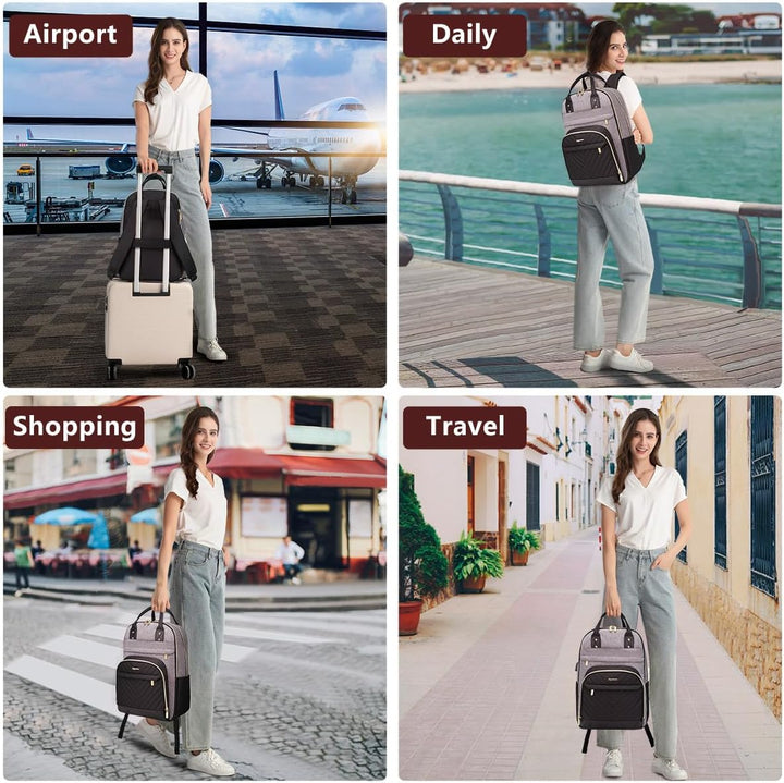 bagswan Mochila para computadora portátil para mujeres\/hombres, se...