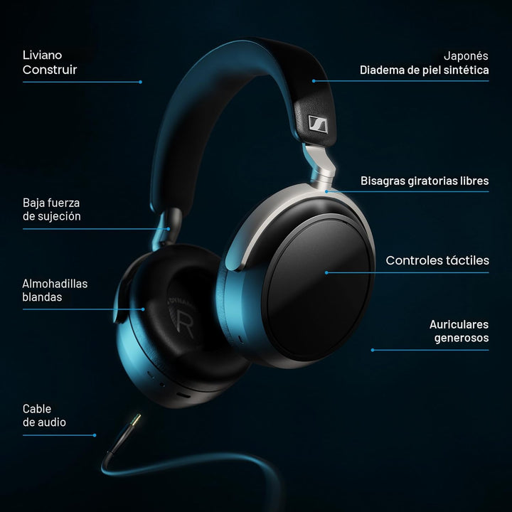 Sennheiser HDB 630 Auriculares inalámbricos sobre la oreja - Sonido...