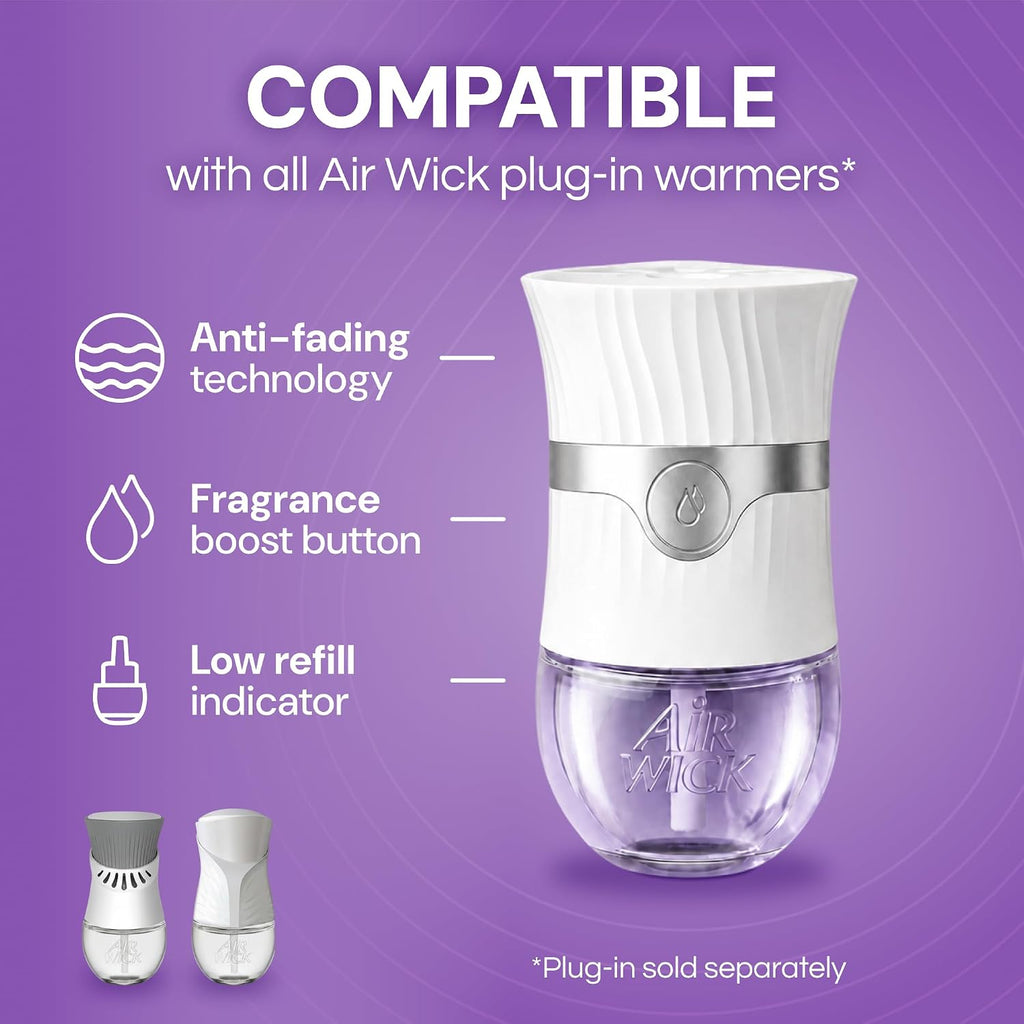 Air Wick - Recambios para enchufar, lavanda y manzanilla, aceites