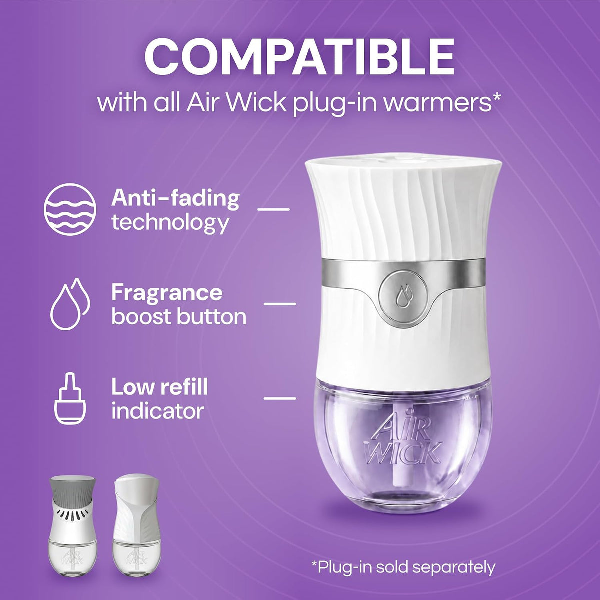 Air Wick - Recambios para enchufar, lavanda y manzanilla, aceites