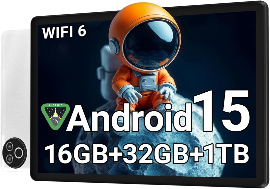Evermyth Tablet Android 15 de 10 pulgadas, 16 GB de RAM 32 GB ROM 1...