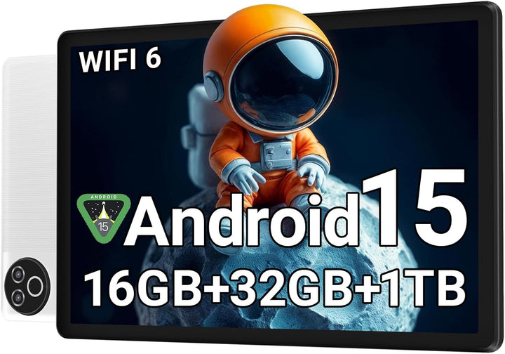 Evermyth Tablet Android 15 de 10 pulgadas, 16 GB de RAM 32 GB ROM 1...