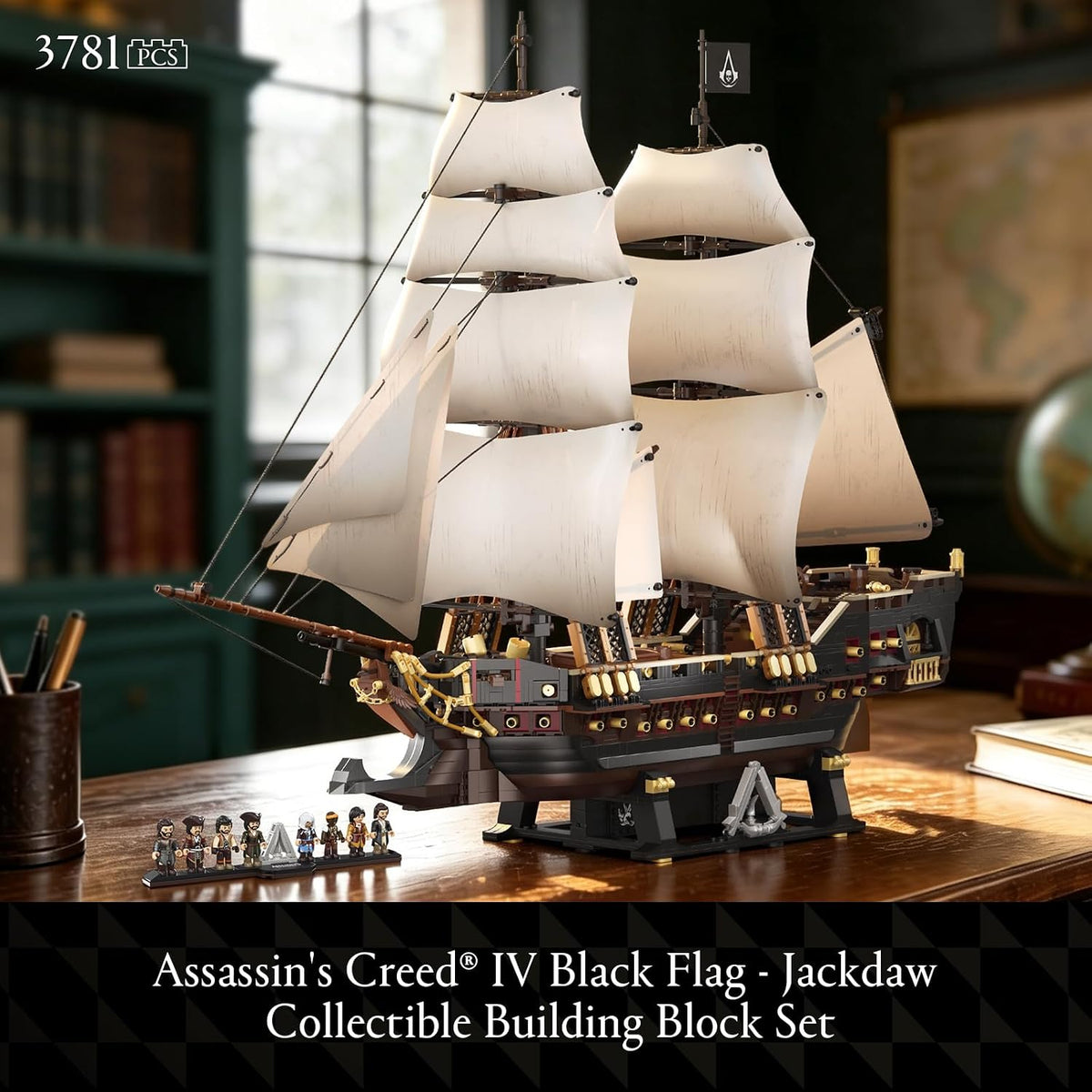 Wise Block Assassin's Creed - Juego de construcción de barcos piratas con
