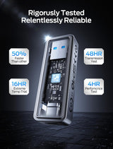 MOVE SPEED Unidad externa de alta velocidad de lectura de 2 TB, 105...