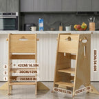 COSYLAND - Taburete de cocina ajustable para niños pequeños