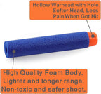 POKONBOY 1200 Pack Refill Darts Recargas Compatibles con Armas Nerf, Dardos de Espuma Recarga Compatibles con Armas Nerf N-Strike Elite Series Juguetes para Niños