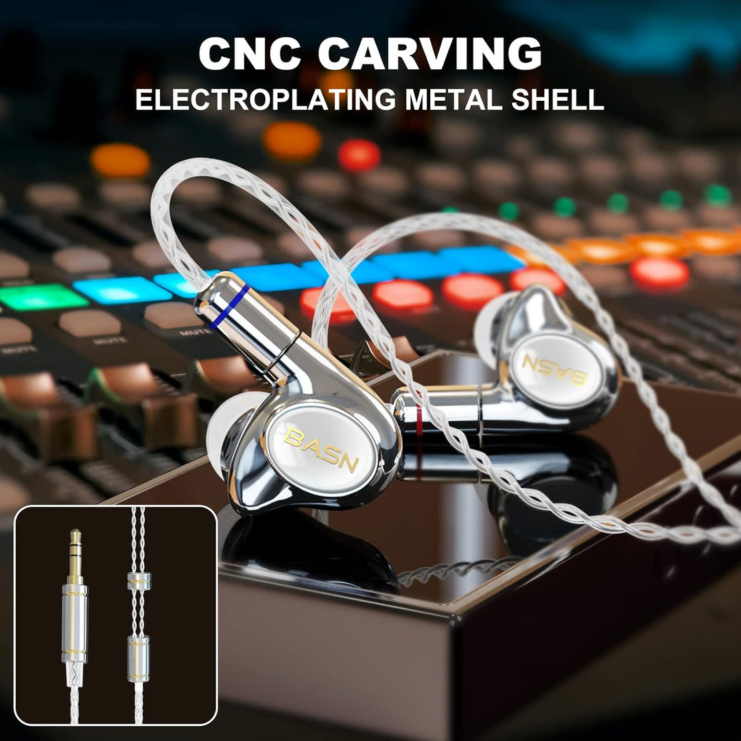 BASN Metalen PRO 4 controladores intrauditivos auriculares para mús...