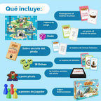 The Fidget Game Pirate Island, juego de mesa de comprensión de lectura para