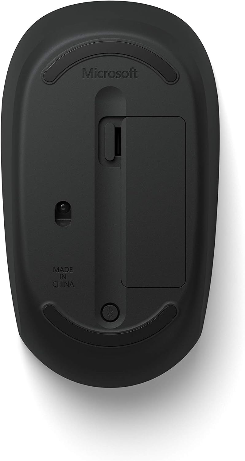 Ratón Bluetooth Microsoft - Negro. Diseño cómodo, uso para diestros...