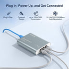 Interruptor divisor Ethernet 2.5G RJ45, expande 1 puerto de red a 3