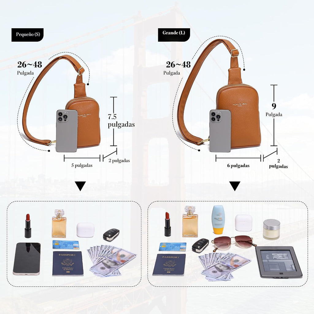 Bolsos cruzados pequeños para mujer, bolso bandolera mini para viaje
