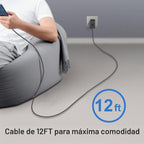 Cargador USB C tipo C cargador de carga rápida 12FT 45W Samsung