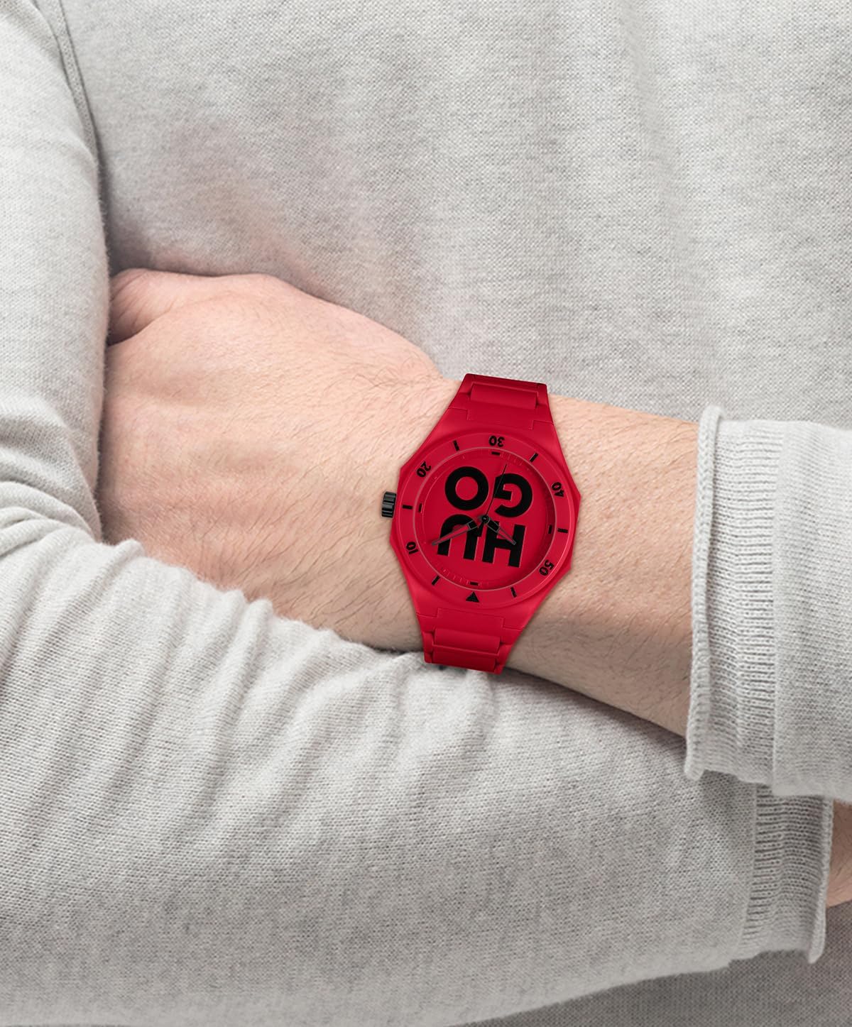 HUGO Reloj de tres manecillas para hombre